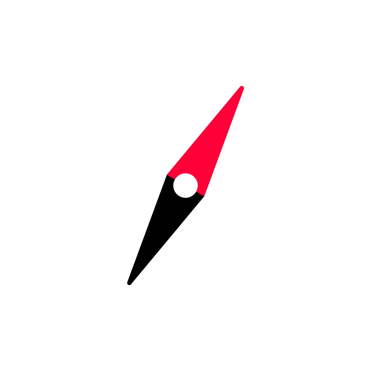 glyph compass icon